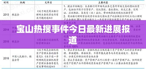 宝山热搜事件今日最新进展报道
