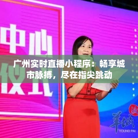 广州实时直播小程序：畅享城市脉搏，尽在指尖跳动