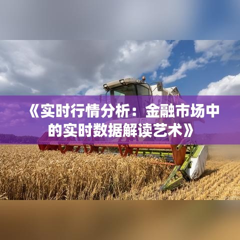 《实时行情分析：金融市场中的实时数据解读艺术》