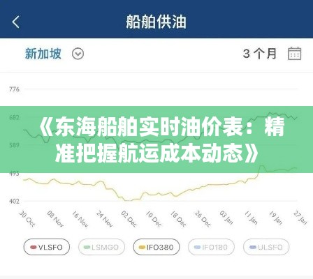 《东海船舶实时油价表：精准把握航运成本动态》