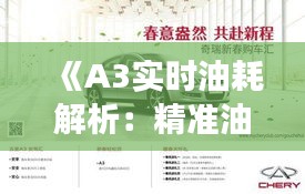 《A3实时油耗解析：精准油耗管理，绿色驾驶新体验》