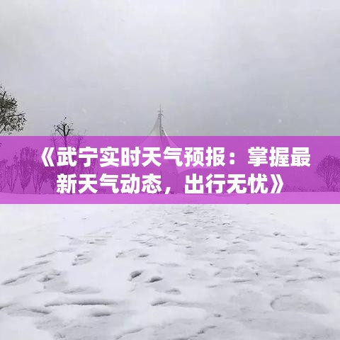 《武宁实时天气预报：掌握最新天气动态，出行无忧》