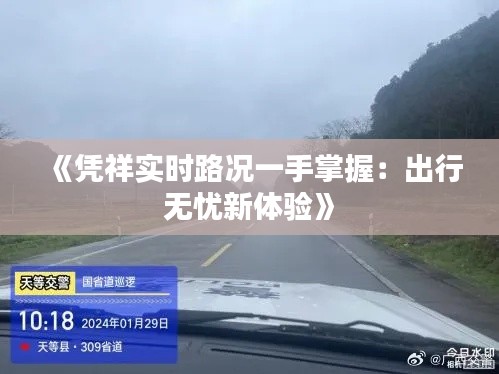 《凭祥实时路况一手掌握：出行无忧新体验》