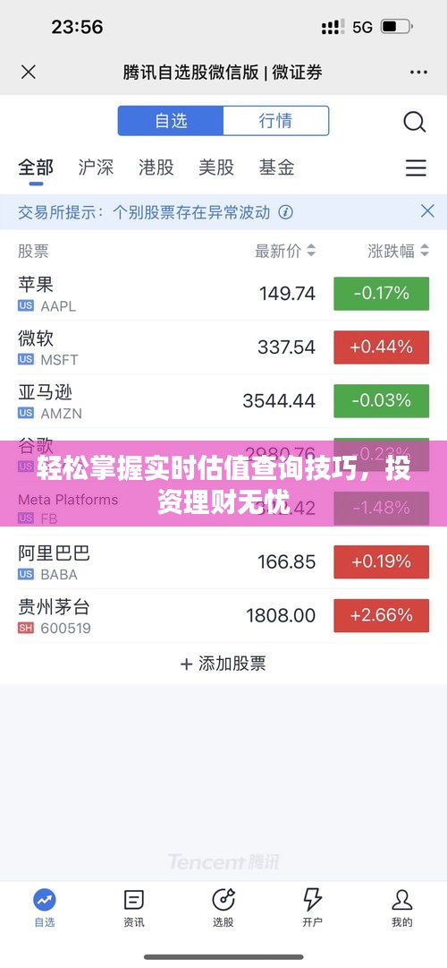轻松掌握实时估值查询技巧，投资理财无忧