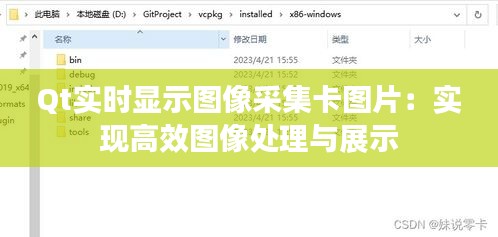 Qt实时显示图像采集卡图片：实现高效图像处理与展示