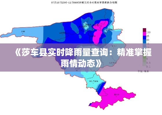 《莎车县实时降雨量查询：精准掌握雨情动态》