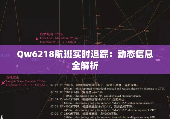 Qw6218航班实时追踪：动态信息全解析