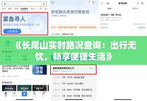 《长尾山实时路况查询：出行无忧，畅享便捷生活》