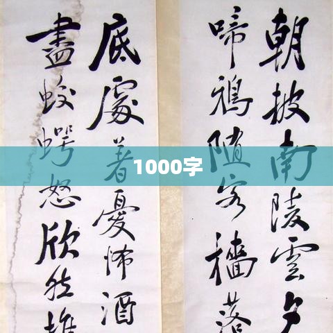 1000字