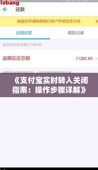 《支付宝实时转入关闭指南：操作步骤详解》