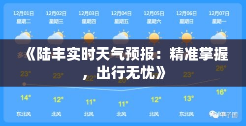 《陆丰实时天气预报：精准掌握，出行无忧》