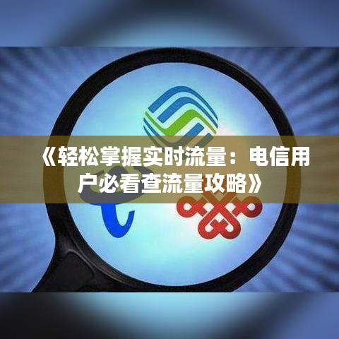 《轻松掌握实时流量：电信用户必看查流量攻略》