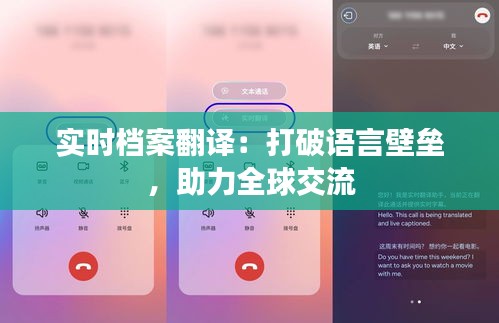 实时档案翻译：打破语言壁垒，助力全球交流