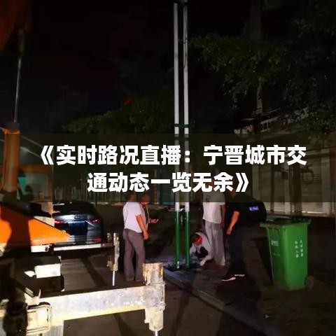 《实时路况直播：宁晋城市交通动态一览无余》