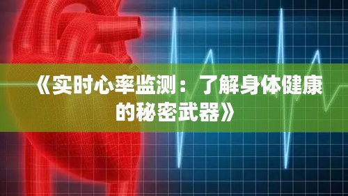 《实时心率监测：了解身体健康的秘密武器》