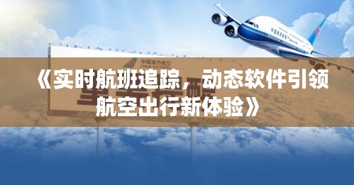 《实时航班追踪，动态软件引领航空出行新体验》