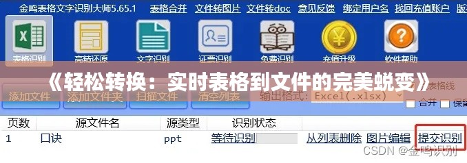 《轻松转换：实时表格到文件的完美蜕变》