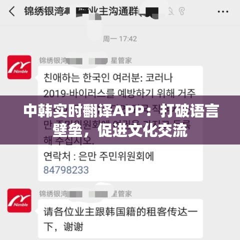 中韩实时翻译APP：打破语言壁垒，促进文化交流