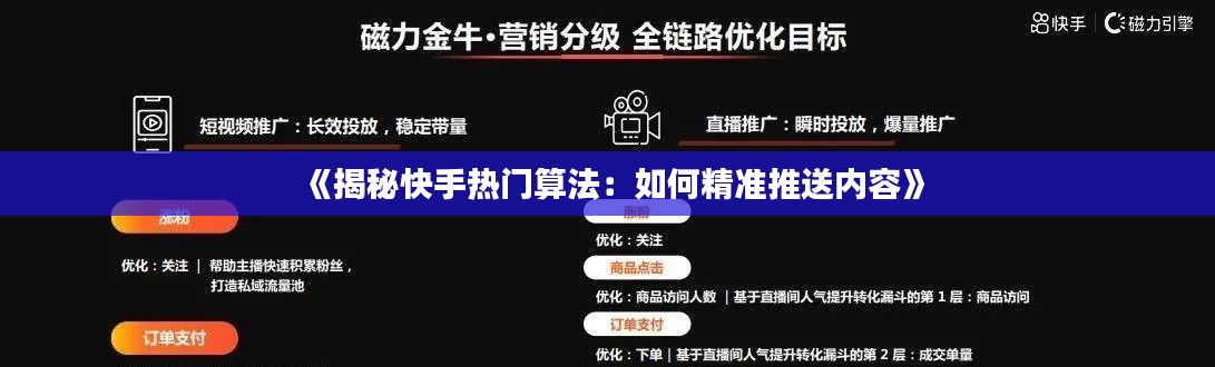 《揭秘快手热门算法：如何精准推送内容》