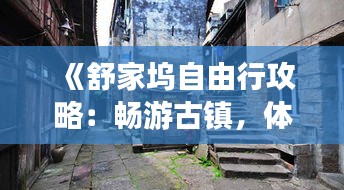 《舒家坞自由行攻略：畅游古镇，体验慢生活》