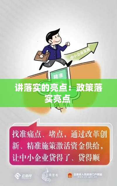 讲落实的亮点：政策落实亮点 