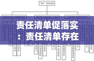 责任清单促落实：责任清单存在问题 