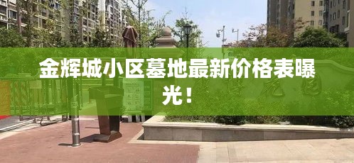 金辉城小区墓地最新价格表曝光！