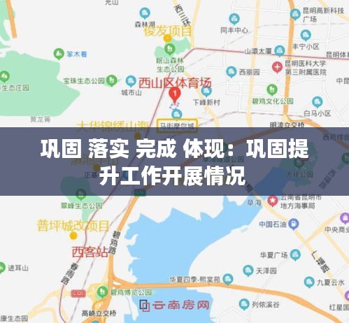 巩固 落实 完成 体现：巩固提升工作开展情况 