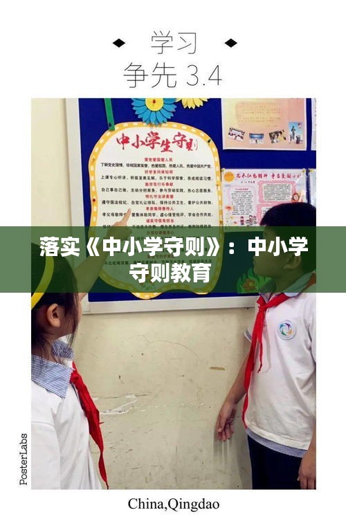 落实《中小学守则》：中小学守则教育 