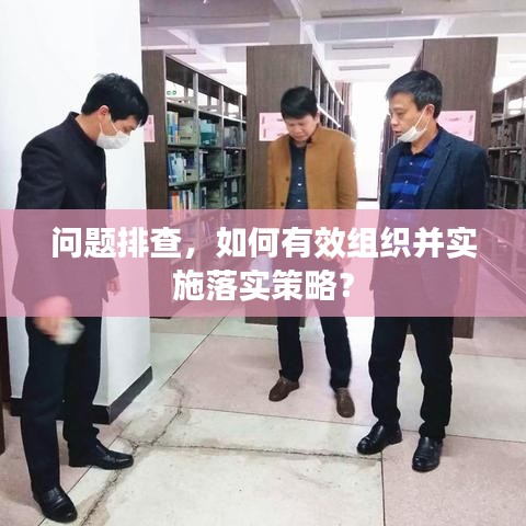 问题排查，如何有效组织并实施落实策略？