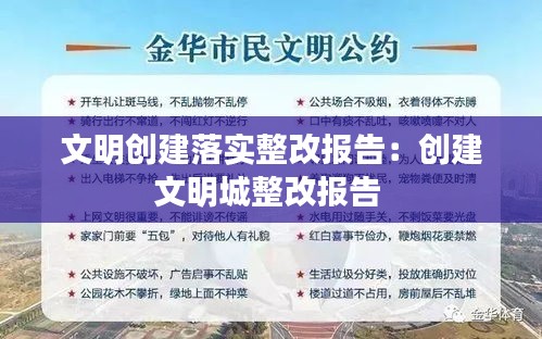 文明创建落实整改报告：创建文明城整改报告 