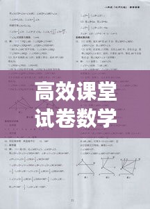 高效课堂试卷数学答案：高效课堂上册数学答案 