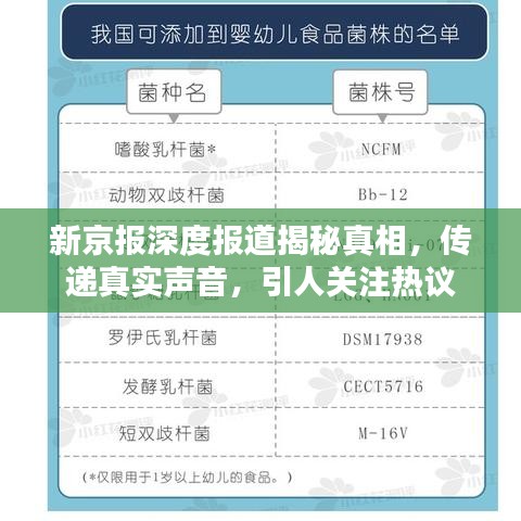 新京报深度报道揭秘真相，传递真实声音，引人关注热议