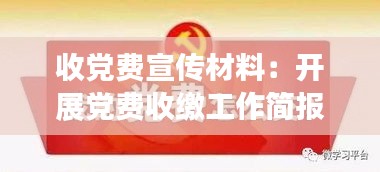 收党费宣传材料：开展党费收缴工作简报 