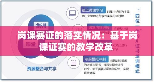 岗课赛证的落实情况：基于岗课证赛的教学改革 