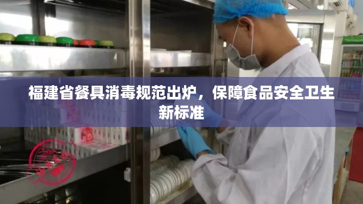 福建省餐具消毒规范出炉，保障食品安全卫生新标准