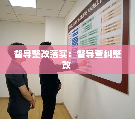 督导整改落实：督导查纠整改 