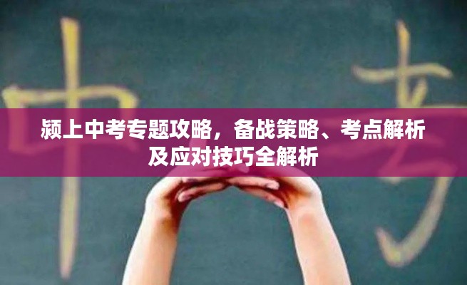 颍上中考专题攻略，备战策略、考点解析及应对技巧全解析