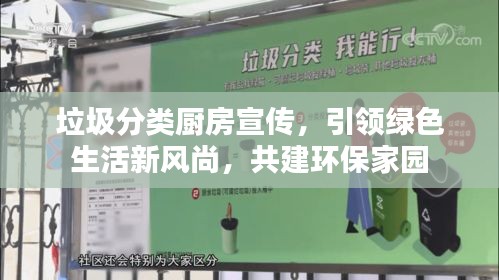 垃圾分类厨房宣传，引领绿色生活新风尚，共建环保家园