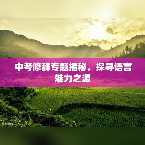 中考修辞专题揭秘，探寻语言魅力之源