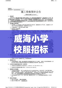 威海小学校服招标新动向，探寻最新校服招标文件内容