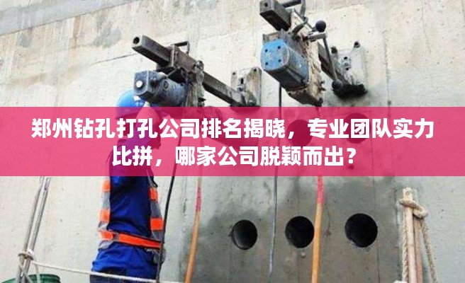 郑州钻孔打孔公司排名揭晓，专业团队实力比拼，哪家公司脱颖而出？