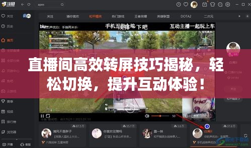 直播间高效转屏技巧揭秘，轻松切换，提升互动体验！