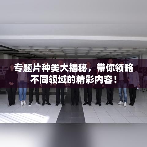 专题片种类大揭秘，带你领略不同领域的精彩内容！