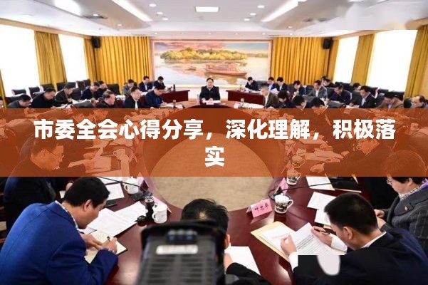市委全会心得分享，深化理解，积极落实
