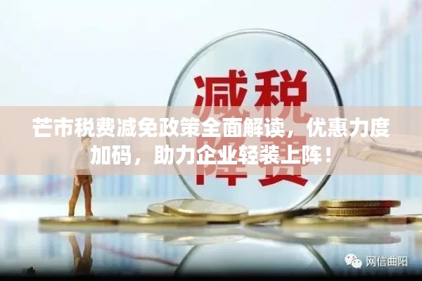 芒市税费减免政策全面解读，优惠力度加码，助力企业轻装上阵！
