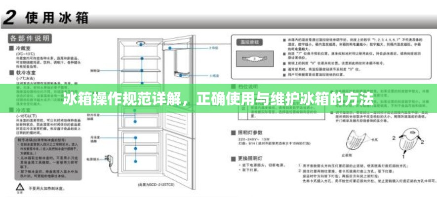 冰箱操作规范详解，正确使用与维护冰箱的方法