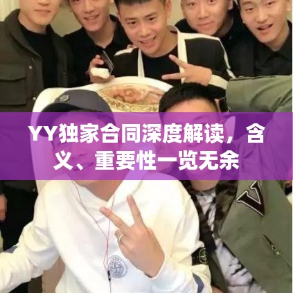 YY独家合同深度解读，含义、重要性一览无余